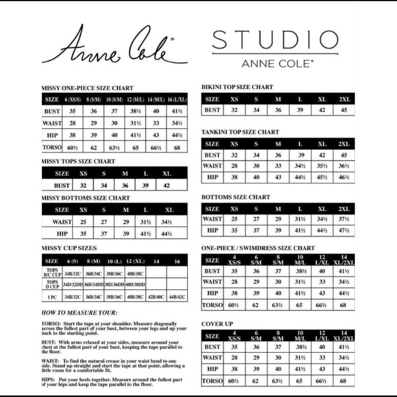 NWT Anne Cole Black Tankini Top XS Twist Front Bandeaukini Swim Swimsuit Top - Picture 10 of 10